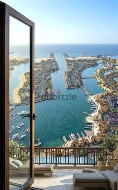 للبيع شاليه 79 متر فى ساوث ميد فى قلب المرينا حجز الافتتاح