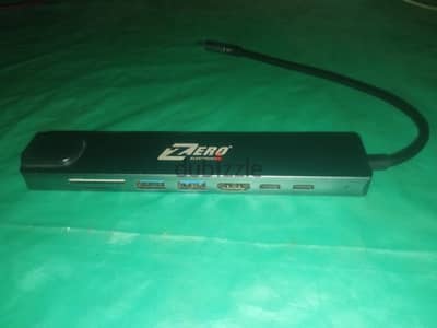 هاب محول Zero 8 in 1 Type-C Hub متكامل للابتوب والموبايل