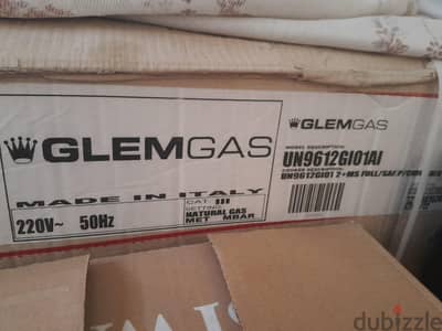 بوتاجاز GLEM GAS إيطالي 90 سم – جديد بالكرتونة