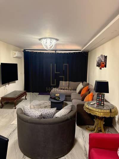 furnished apartment with garden 3rooms  rent Azad New Cairo