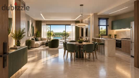 Bedroom apartment with private garden for sale in ONE7 Residence – total area 112 square meters