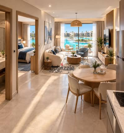 Own your apartment in ONE 7 Residence in Hurghada with an area of 83 square meters, and enjoy a lifestyle that combines luxury and nature with flexible payment systems.