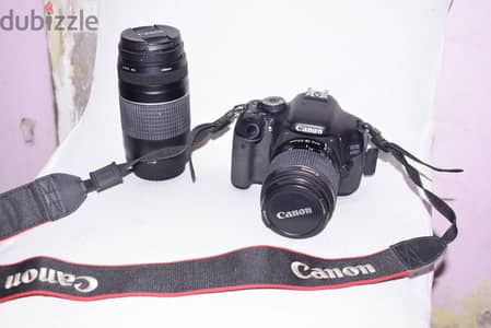 Canon EOS 600D DSLR camera equipped with an EF-S 18-55mm