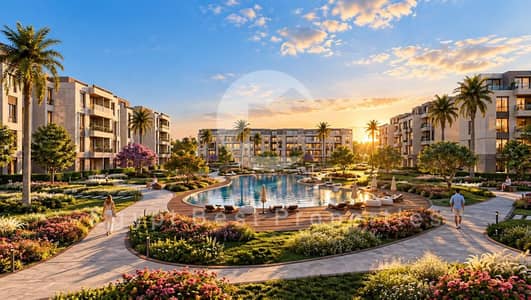 FIRST LUXURY SERVICED 1BED FOR SALE FINISHED WITH AC's | IN NEW CAIRO BY ORA | PRIME LOCATION | OPEN VIEW