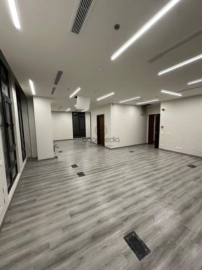 Fully finished office for rent in District 5, New Cairo, 119 sqm, air conditioning available, suitable for corporate and administrative use, EGP 165K