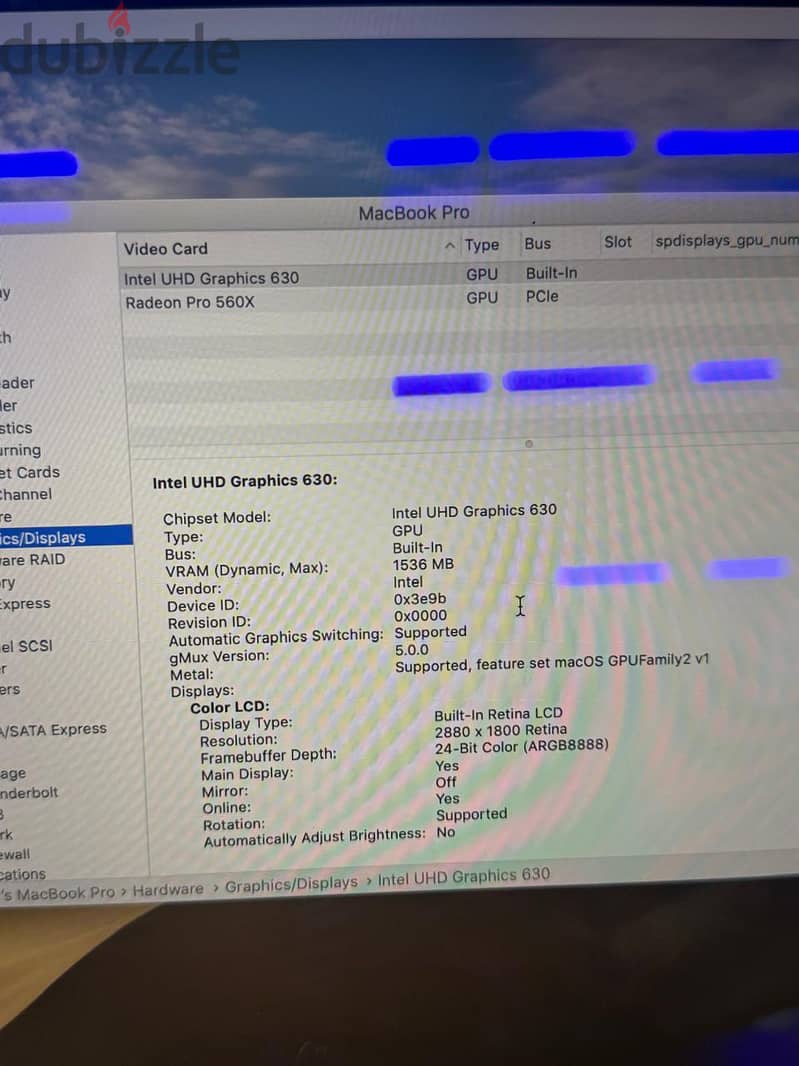 MacBook Pro 2018 7
