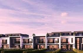تاون هاوس للبيع 190 متر ارضي و اول في كمبوند club hills residence في قلب 6 كتوبر التوسعات الشرقية بمقدم 10% و تقسيط حتى 8 سنين