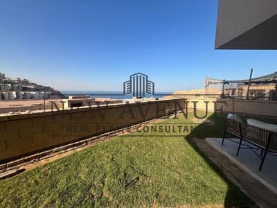 Ground Chalet for Sale in Il Monte Galala | 120 SQM + 100 SQM Garden | 3 Bedrooms | Sea View | Fully Furnished | Ready to Move