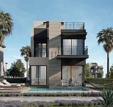 TownHouse Middle 190 sqm for sale in Club Hills compound in northern expansions infront el gezira club with 5%Dp and installments on 10 years