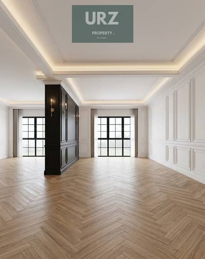 Benefit from 50 discount and pay 12 million only own villa with direct LANDSCAPE view from all sides in compound connecting New Cairo and Mostakbal