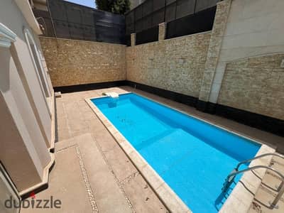 Villa for rent furnished with swimming pool at a vacant price in Rehab 2 standalone modern furniture 4 bedrooms 4 bathrooms at a very special price for quick rent