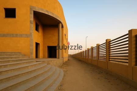 Food processing plant for sale in the Fifth Settlement Industrial Zone. Land area: 2,500 sqm. The building comprises a basement, ground floor, first f