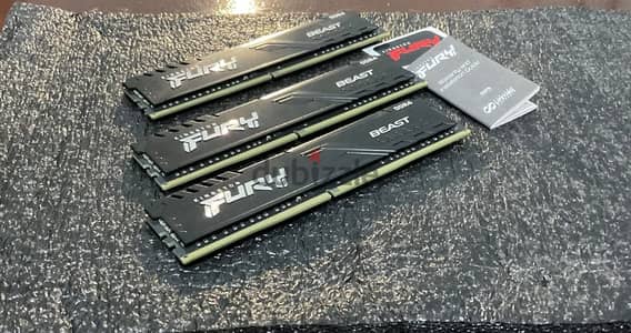 Kingston FURY Beast RAM 8GB DDR4 3733MT/s CL 19 (2x8)
