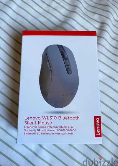 The Lenovo WL310 Bluetooth Silent Mouse (Grey)