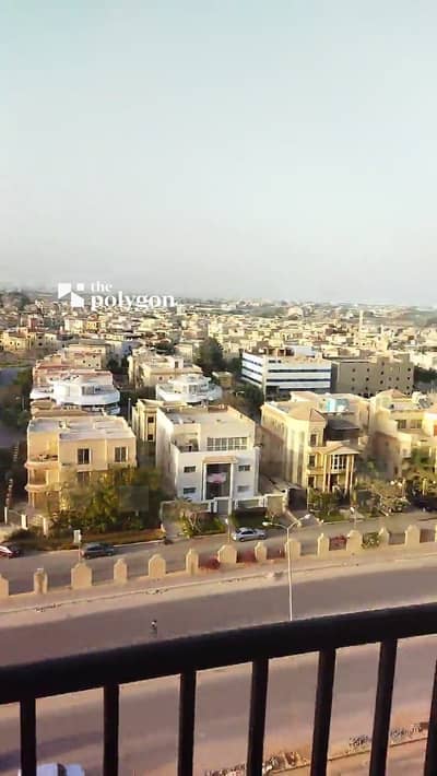 شقة غرفتين وغرفة ناني للإيجار في زد ويست الشيخ زايد، 135 متر في الدور السابع بفيو مزدوج ومطبخ