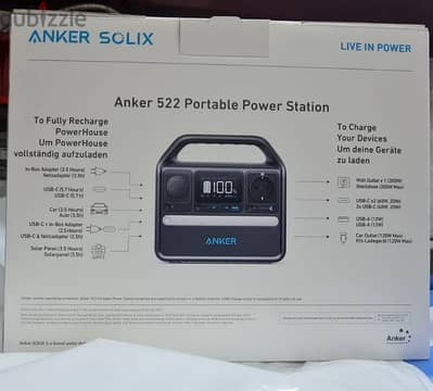 Anker SOLIX 522 PowerHouse – محطة طاقة محمولة أصلية
