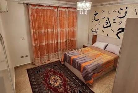 Fully furnished apartment for rent in Madinaty B7, 80 sqm BUA, 2 bedrooms, 1 bathroom, suitable for comfortable living, EGP 25K monthly,