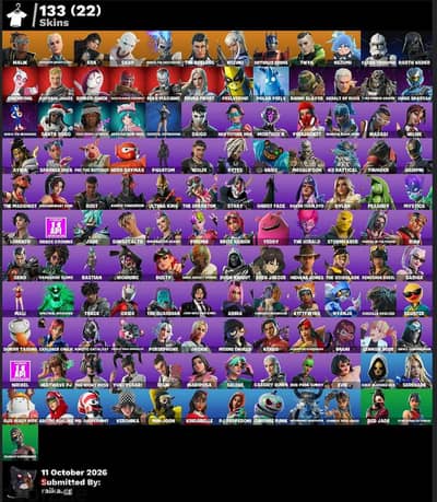 حساب فورتنايت فول اكسس شغال كل حاجة