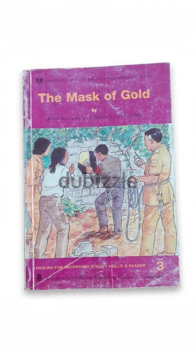 كتاب Mask of gold   By:Alan McLean and Damien Tunnacliffe شبه جديد