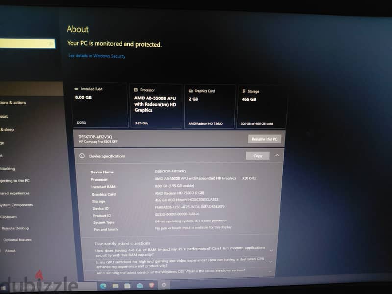 HP 6305 SFF 1