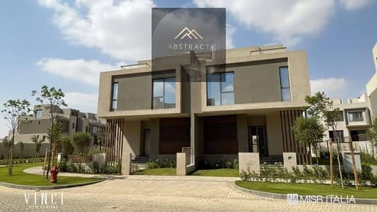 Villa with a down payment of one million pounds 255 square meters Compound of villas only View landscaping very high level very close to all services