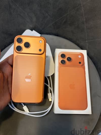 iPhone 17 ProMax 256g b100% مدفوع الضريبه بدون خربوش ووتر بروف