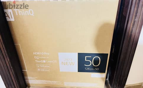 شاشه Lg 50 smart جديده بالكرتونة مقفولة