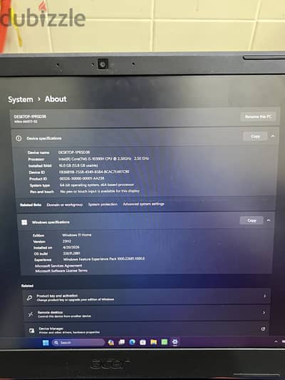 لاب توب جيمينج acer