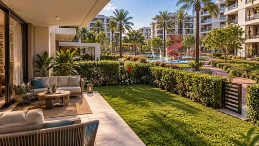 3-Bedroom Apartment with Garden for Sale in Hadayek October | EGP 549K Down Payment, Semi-Finished, Directly in Front of Zewail University
