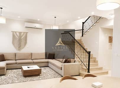 Modern furnished Townhouse for rent in Mivida Compound, New Cairo