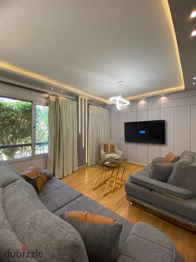 Ground-floor apartment with a garden for rent in Al Rehab – Prime location (Second occupancy) Ground-floor apartment with a garden for rent in Al Rehab – Prime location (Second occupancy)