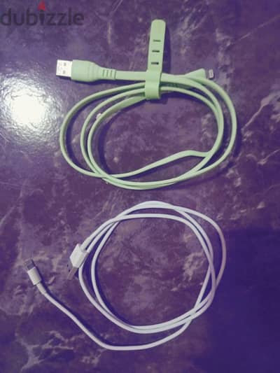 2 كابل ايفون USB