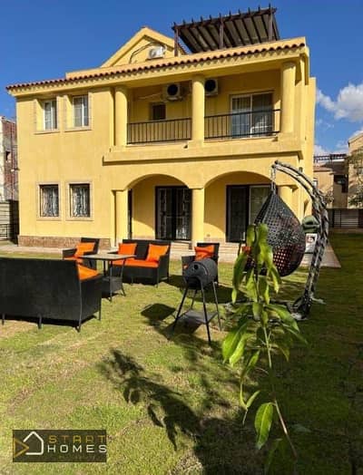 Furnished apartment for rent in Madinaty, Model X, Super Lux finishing, Garden view