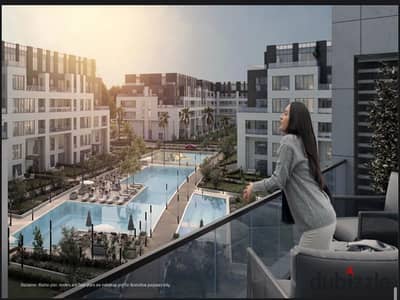 شقة 3غرف متشطبة بالتكيفات بفيو دايركت على الـ Pool بأميز موقع بالشيخ زايد