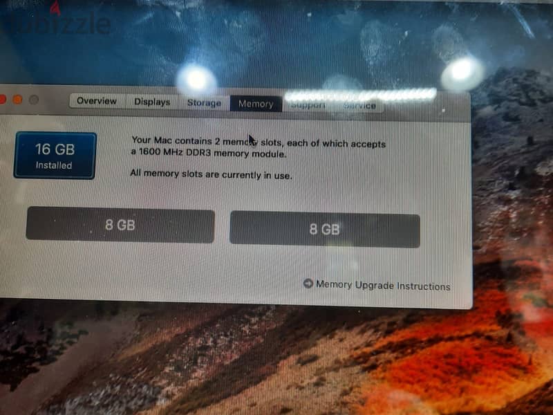 Macbook . Core i7  model:2012 10