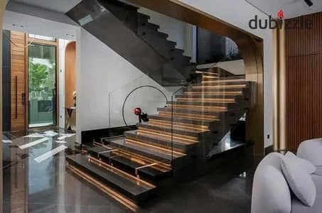 Duplex hotel apartment for sale in a prime location with 4 rooms (furnished with air conditioning) in the heart of New Cairo, Fifth Settlement