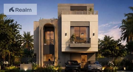 over 9 years with no DP finished villa in the heart of New Cairo near-term delivery.