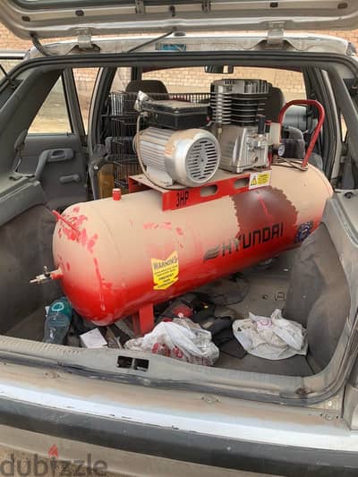 Copper air Compressor Hyundai 200 L 3HP 220v