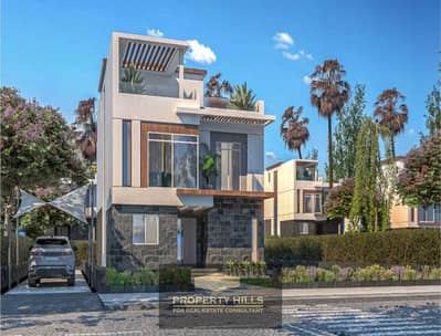 Own a villa for sale in a prime location in Sheikh Zayed with installment options without interest next to Beverly Hills Beverly hills