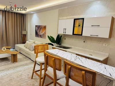 شاليه للبيع متشطب بالفرش و الأجهزه  في قرية سكاي سيتي الجلاله  Sky City Village, Galala.