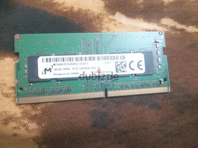 رام لابتوب 16 جيجا Micron DDR4 3200MHz (Laptop RAM)