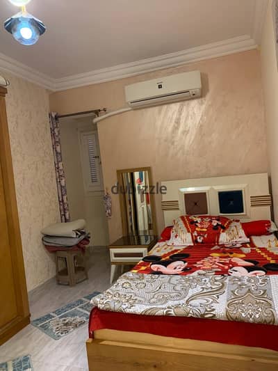 130m furnished apartment in Kafr Abdo 2 rooms and reception 3 first residence in a new tower