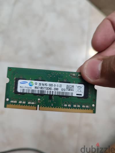ram laptop 2g ddr 3