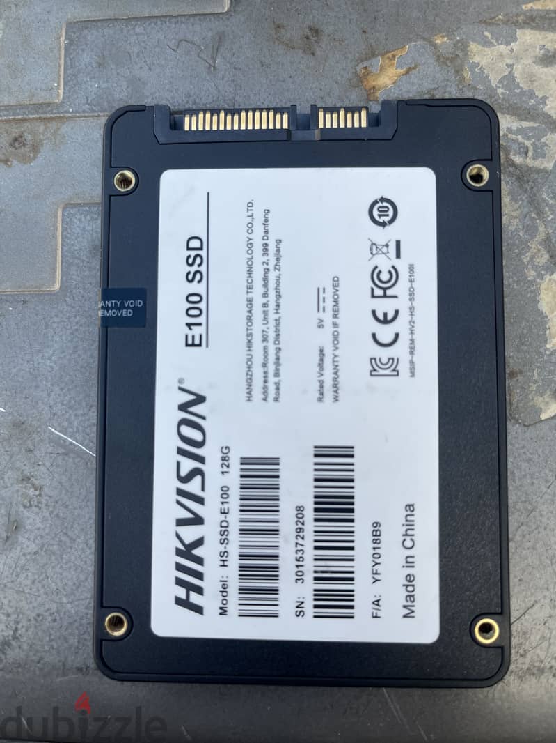 Hard disk Computer ssd 128 Health 90% 1
