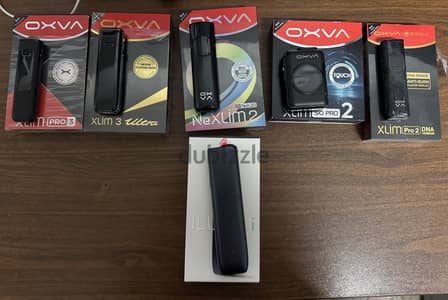 Oxva Pod Systems , Xlim 2,3,Sq pro , NeXlim 2 , IQOS Iluma I One