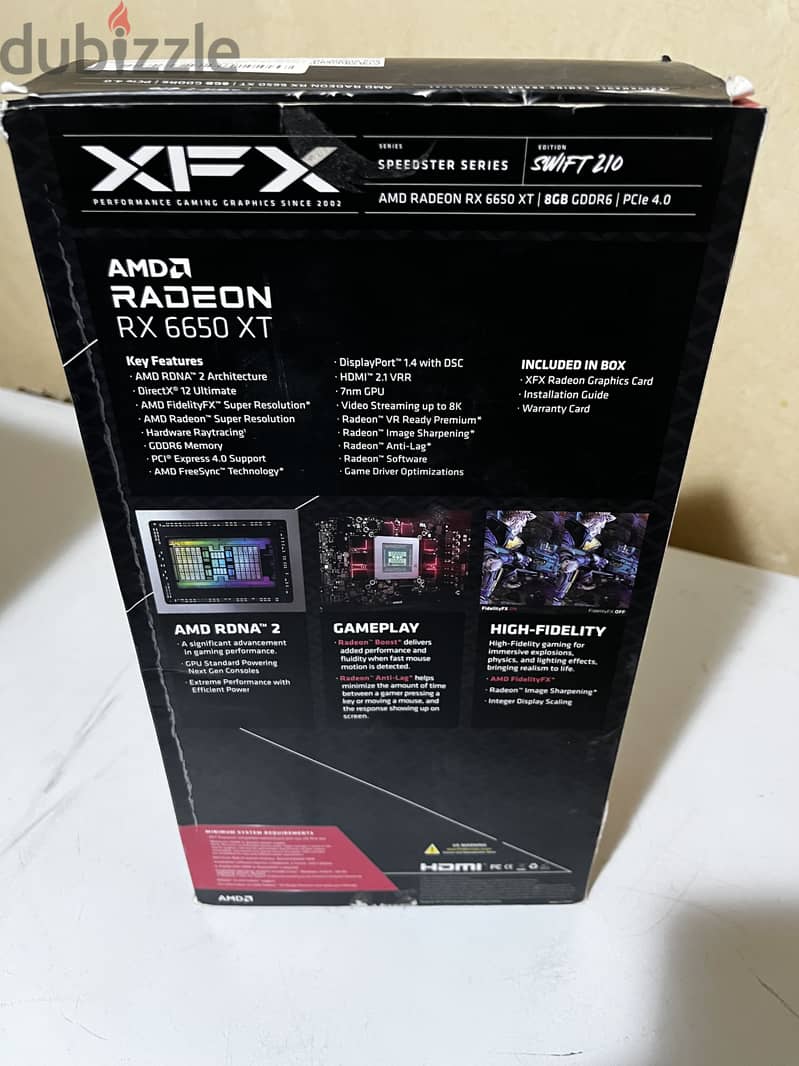 Rx6650xt 8g 1