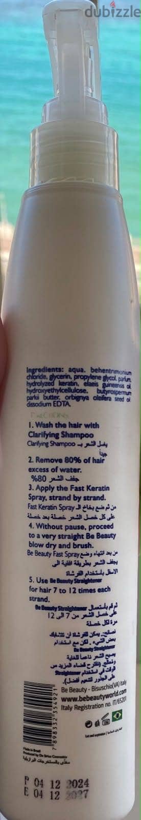 Be Beauty Fast Keratin Spray 1