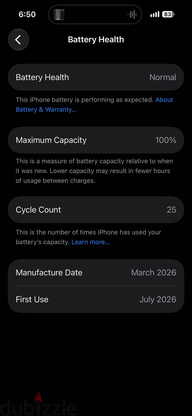 iPhone 15 | 100% Battery Healt 12