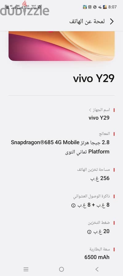 فيفو واى 29