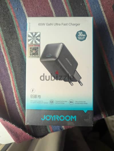 شاحن جويروم 65w جديد